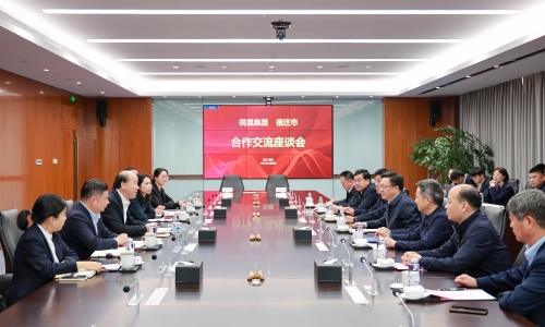 宿迁市委书记陈忠伟莅临尊龙凯时·(中国)人生就是搏!调研